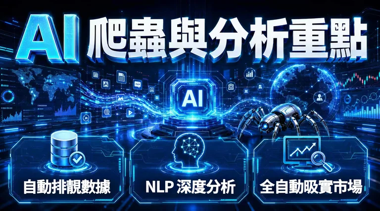 AI 爬蟲與分析重點